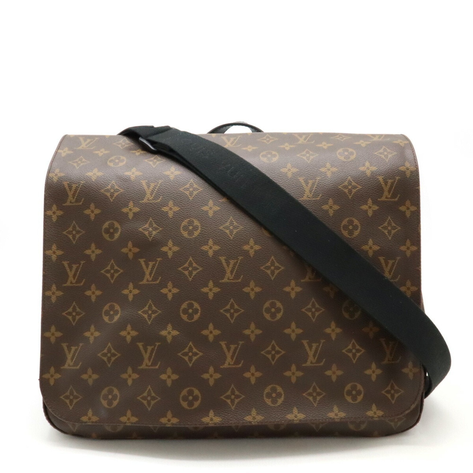 Louis Vuitton Macassar Canvas Shoulder Bag ()