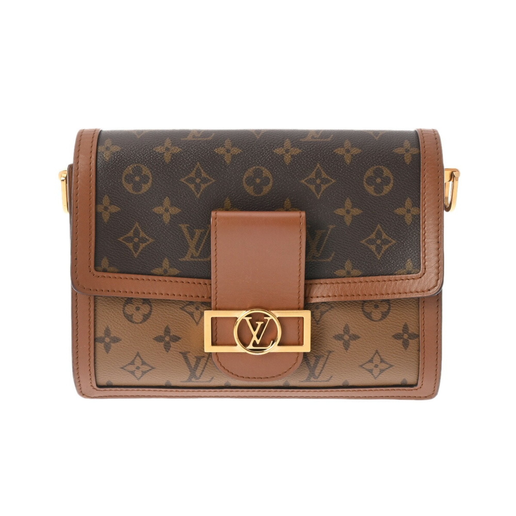 Louis Vuitton Dauphine Canvas Shoulder Bag ()