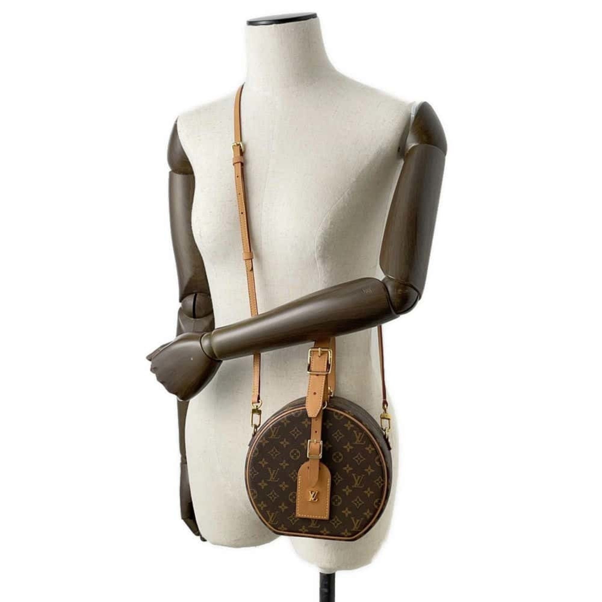 Louis Vuitton Petite Boîte À Chapeau Canvas Shoulder Bag ()
