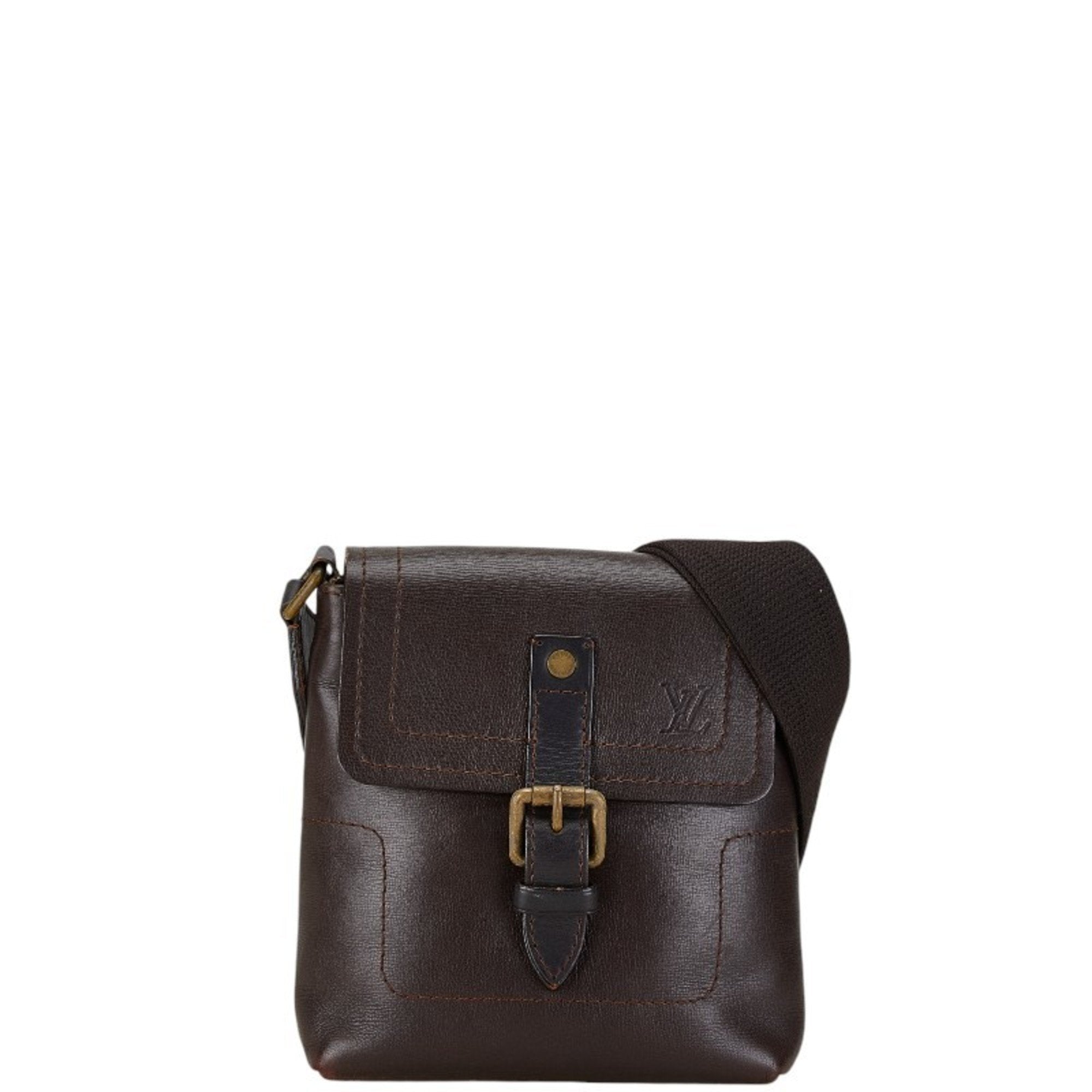 Louis Vuitton Utah Leather Shoulder Bag ()