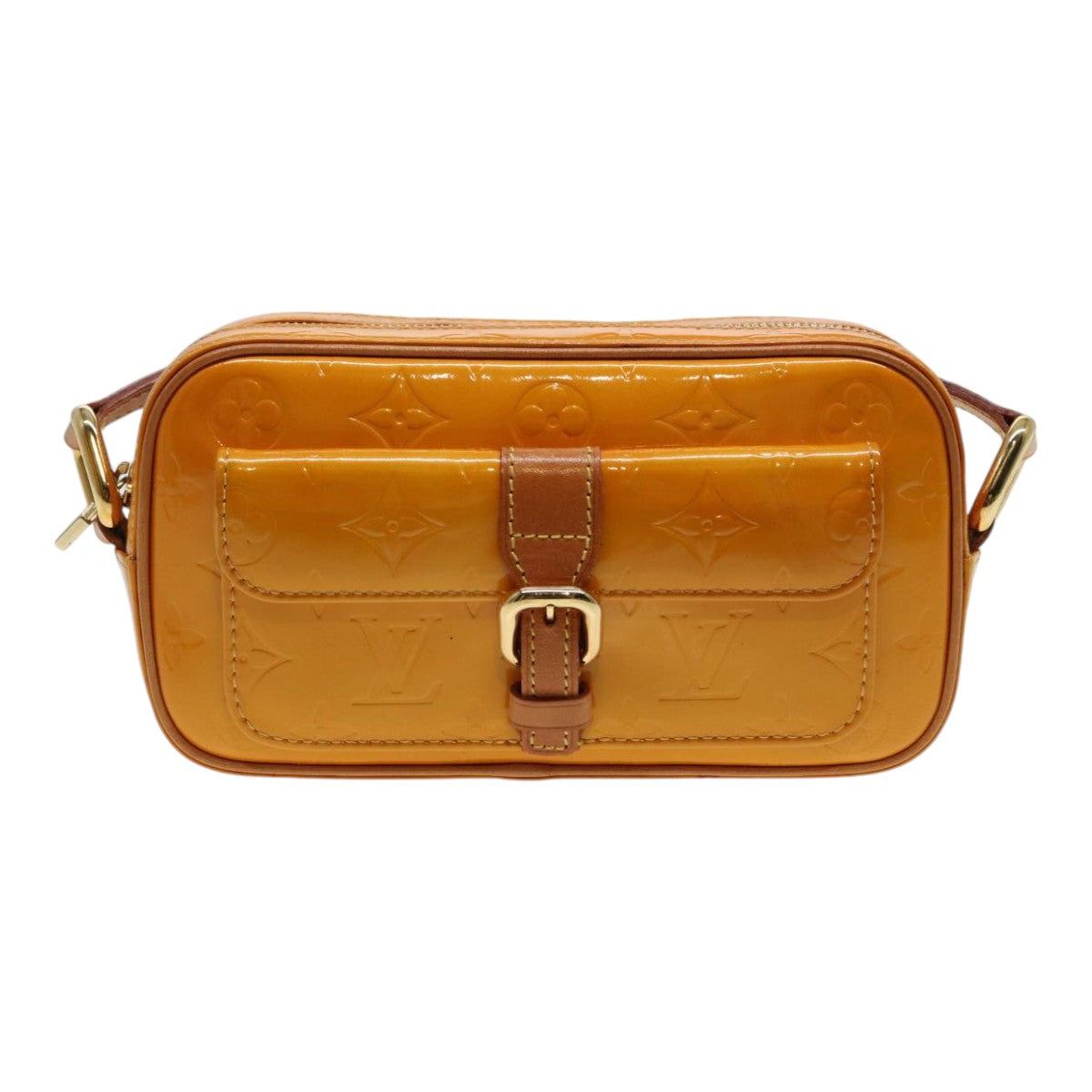 Louis Vuitton Christie Patent Leather Shoulder Bag ()