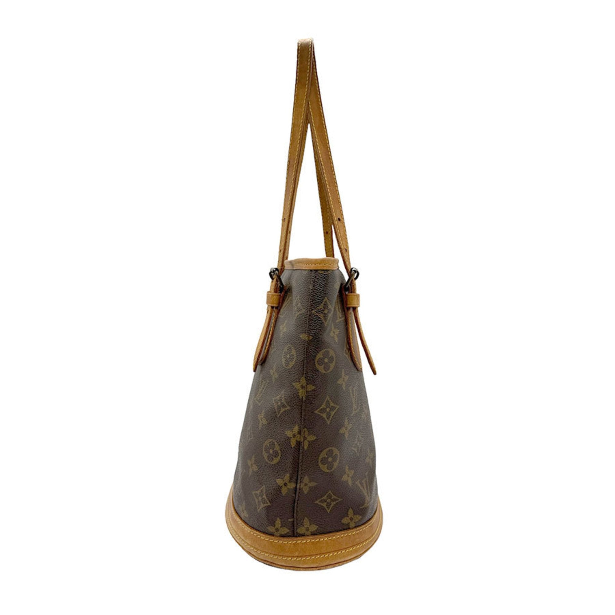 Louis Vuitton Bucket Canvas Shoulder Bag ()