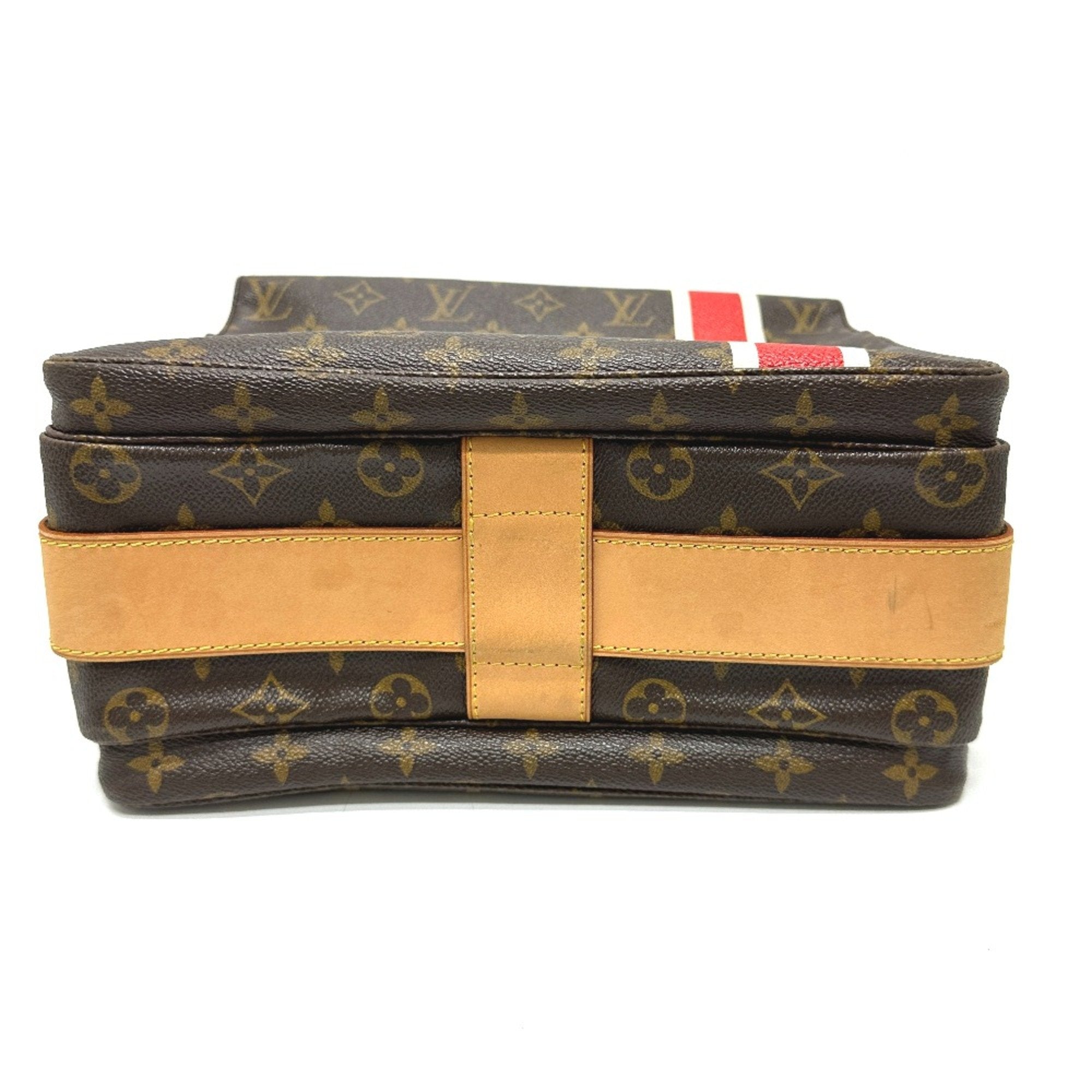 Louis Vuitton Naviglio Canvas Shoulder Bag ()