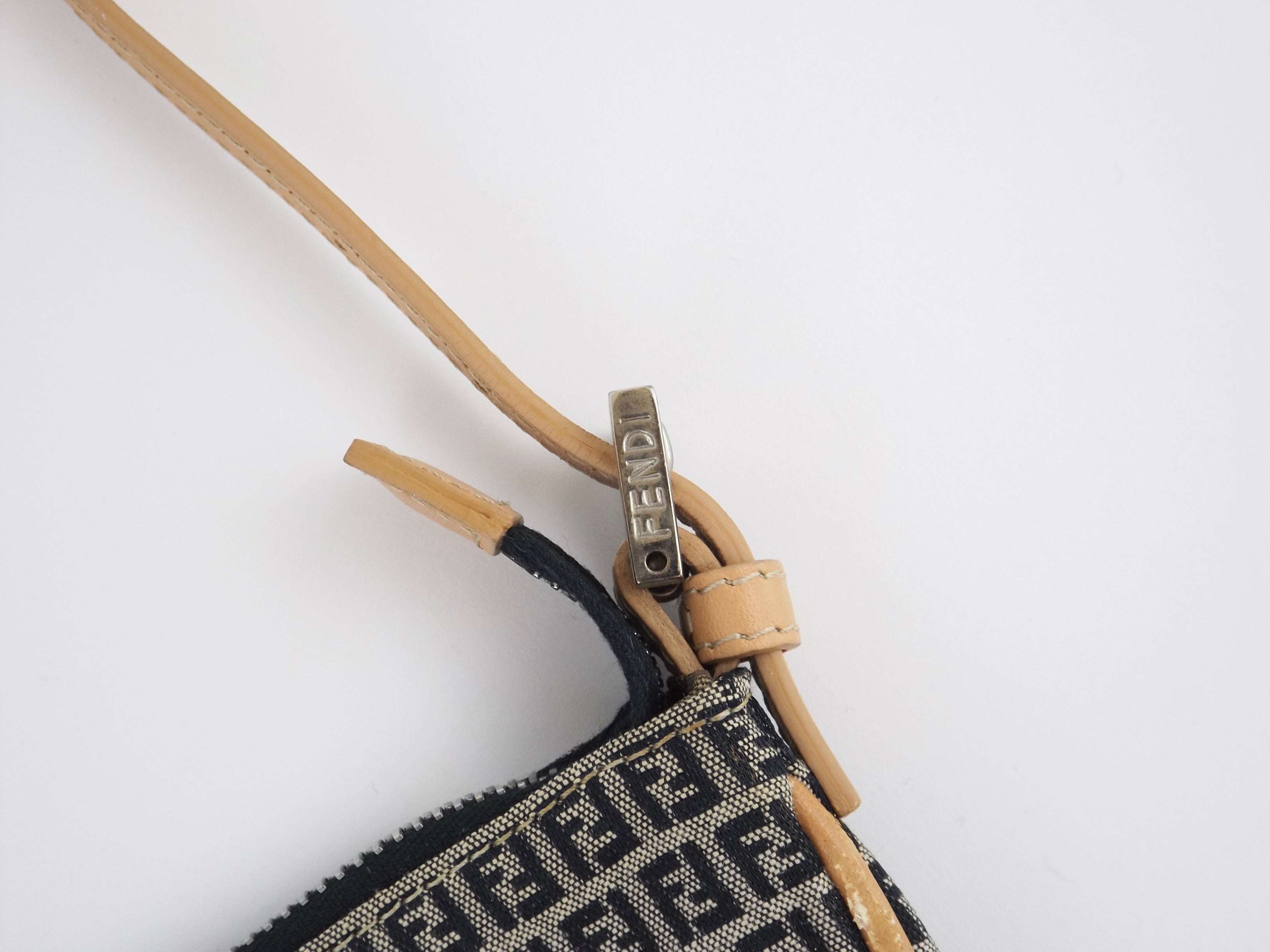 Vintage Fendi Zucca Mini Shoulder Bag