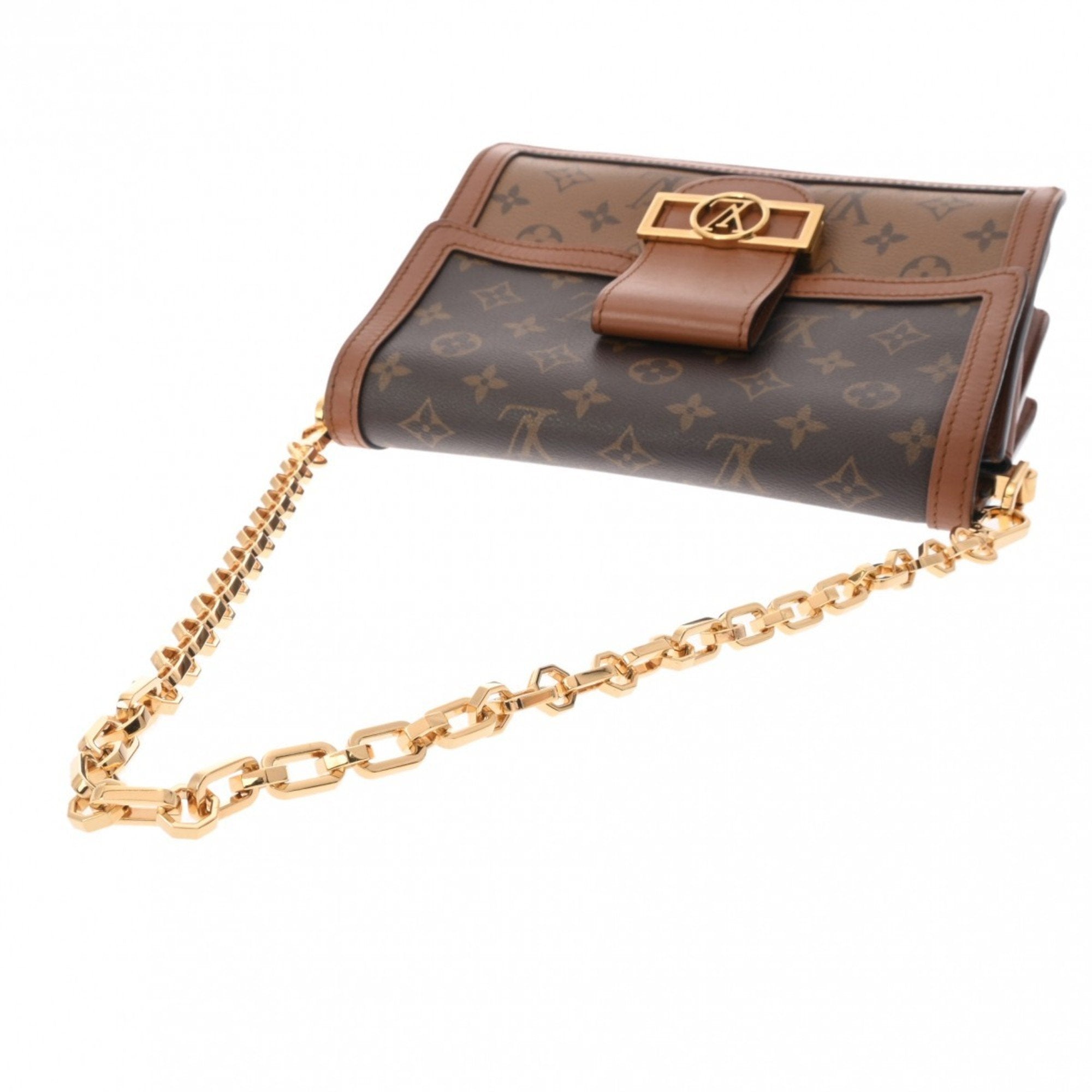 Louis Vuitton Dauphine Canvas Shoulder Bag ()