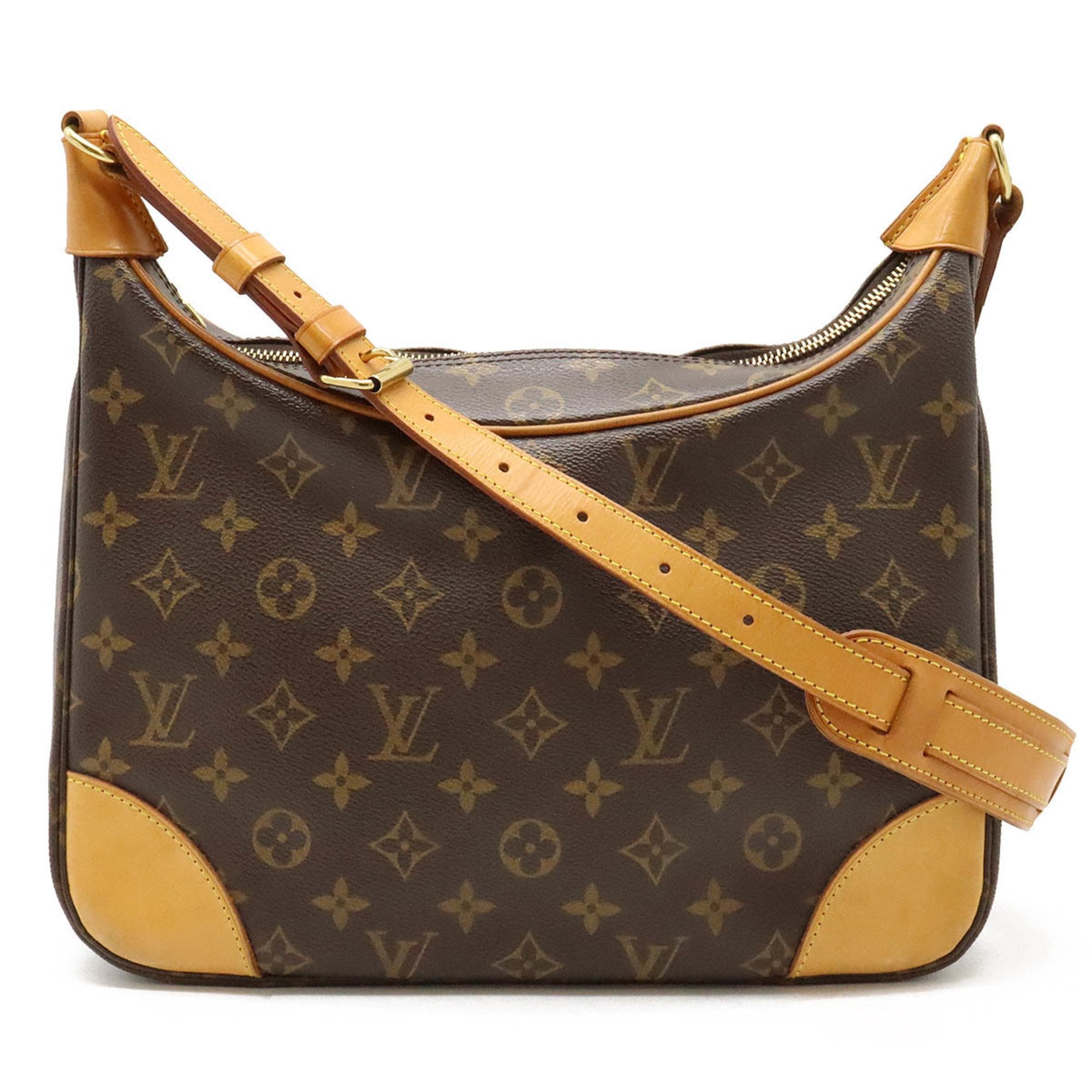 Louis Vuitton Boulogne Canvas Shoulder Bag ()