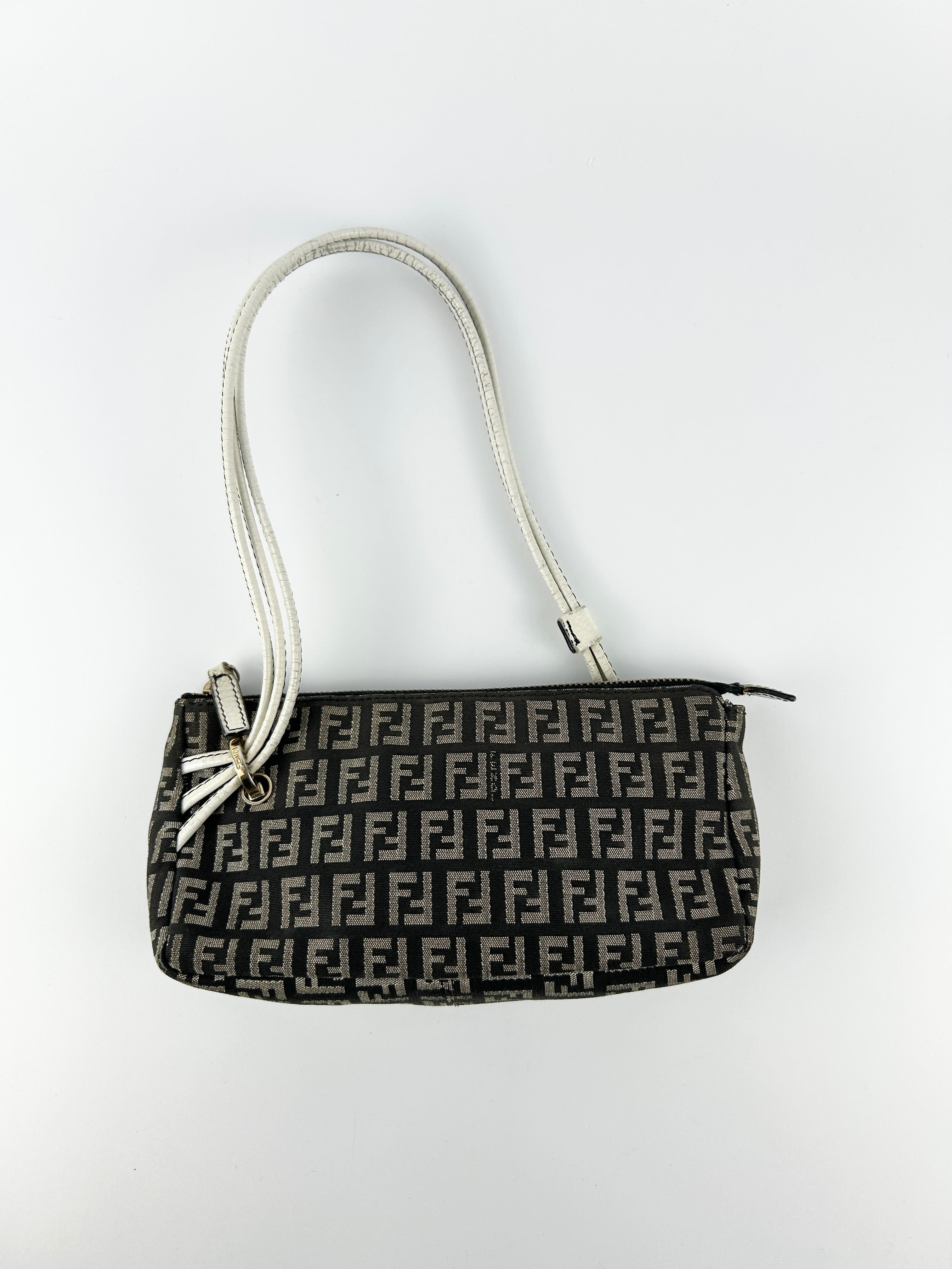 Vintage Fendi Zucca Shoulder Bag