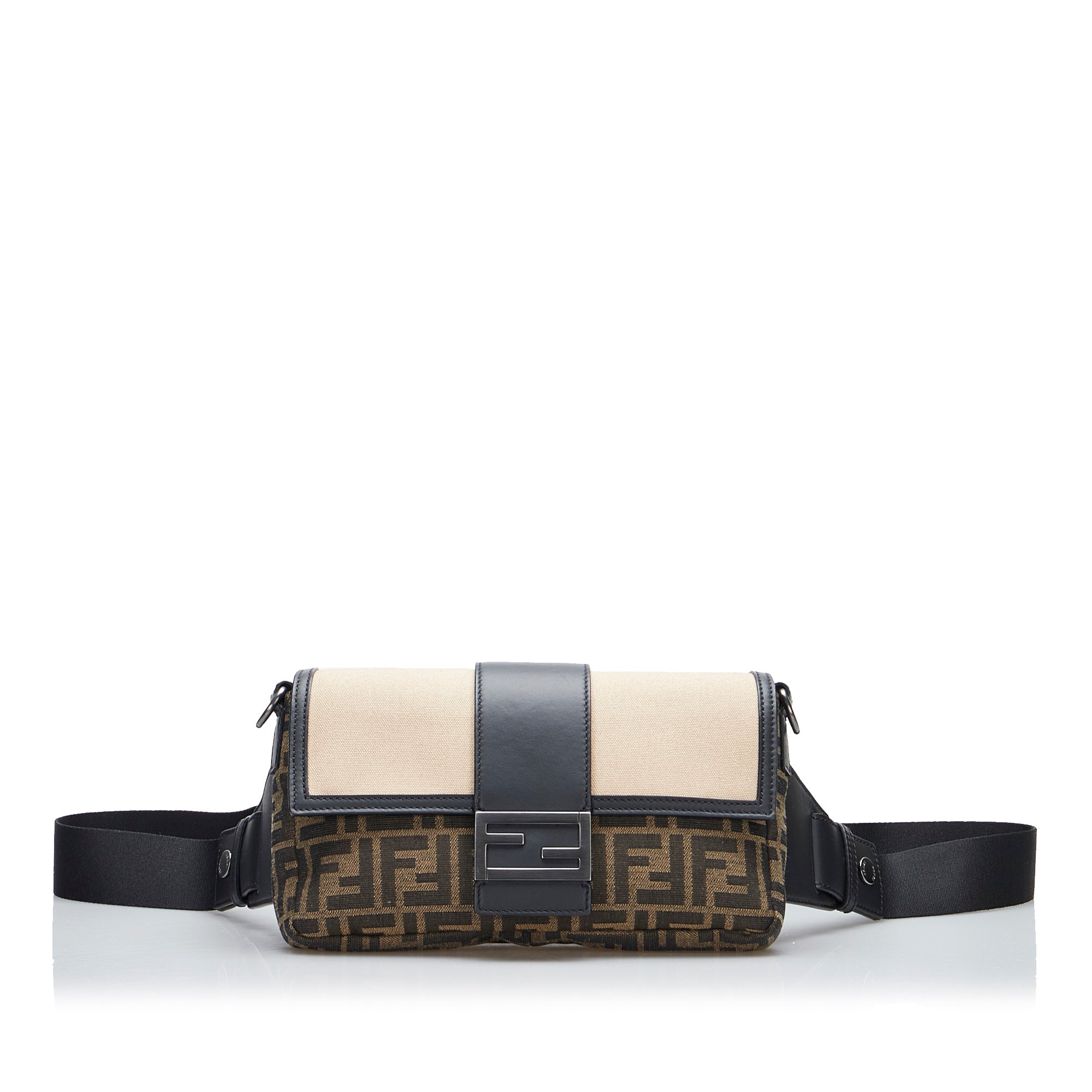 Brown Fendi Zucca Convertible Belt Bag