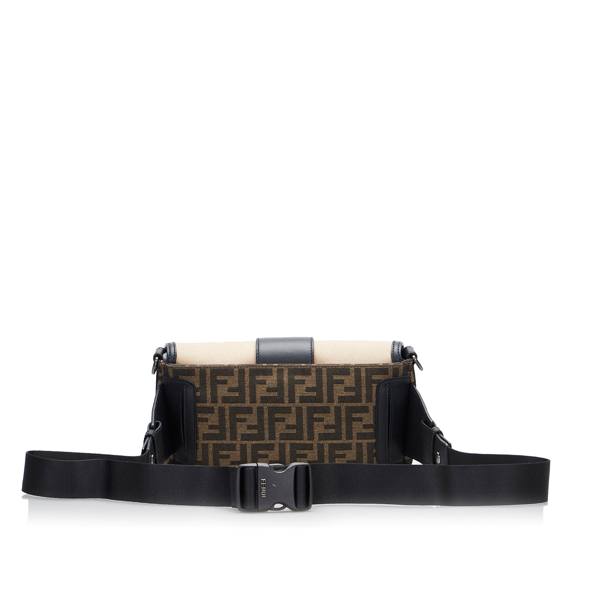 Brown Fendi Zucca Convertible Belt Bag