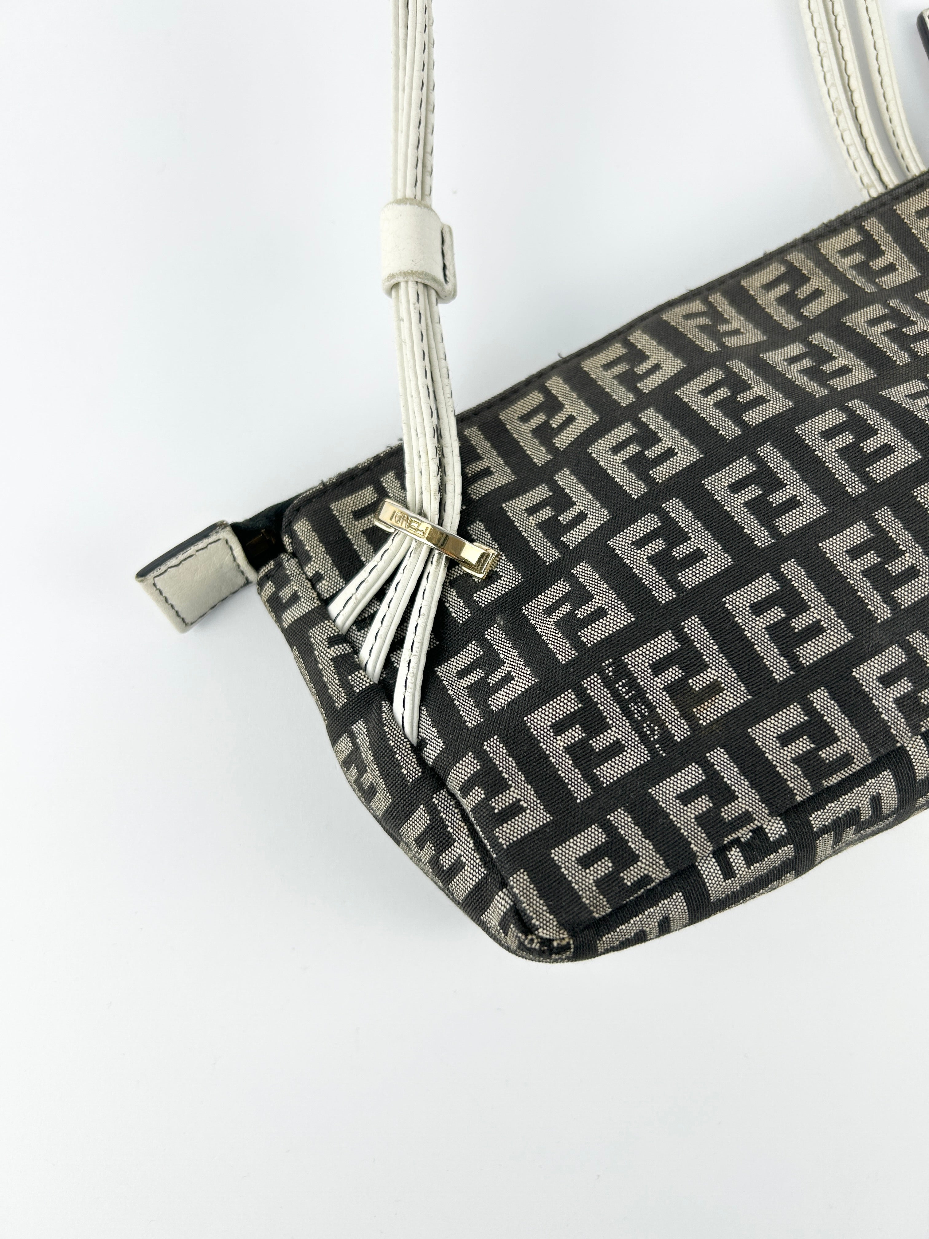 Vintage Fendi Zucca Shoulder Bag
