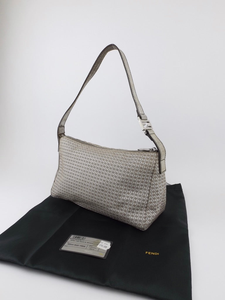 Vintage Fendi Zucca Mini FF Shoulder Bag