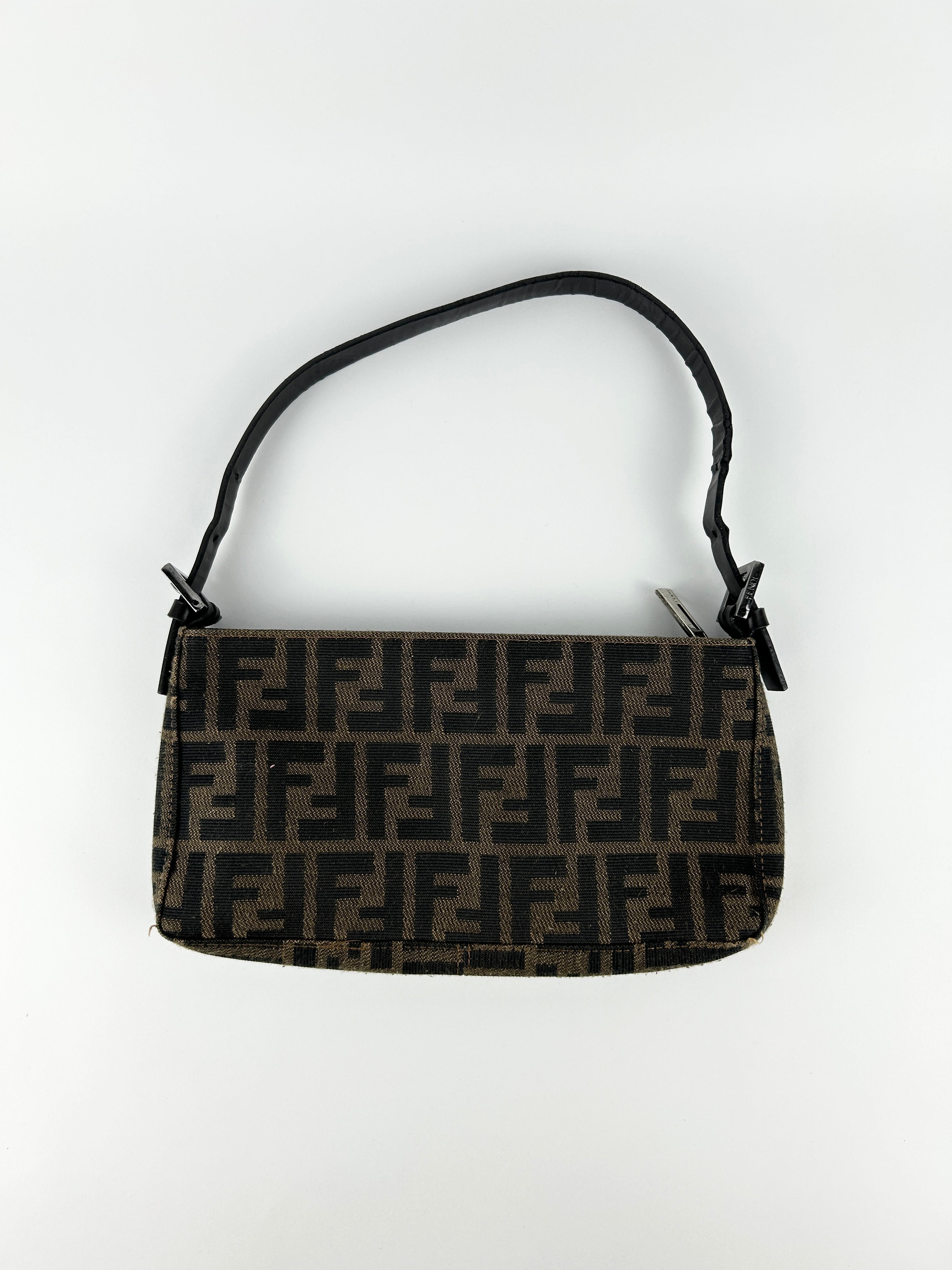Vintage Fendi Zucca Shoulder Bag