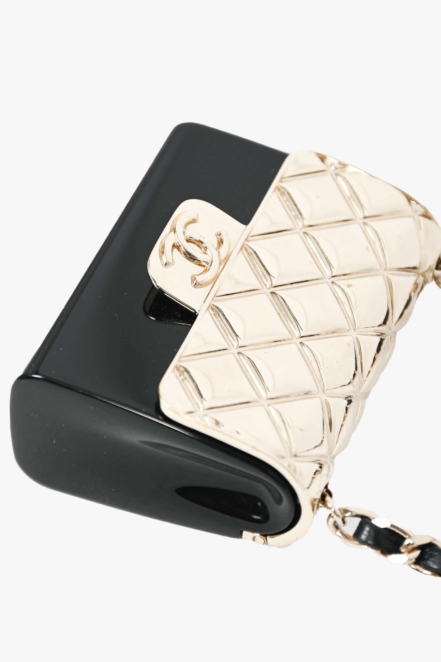 Chanel™ Black/Gold Mini Purse Necklace