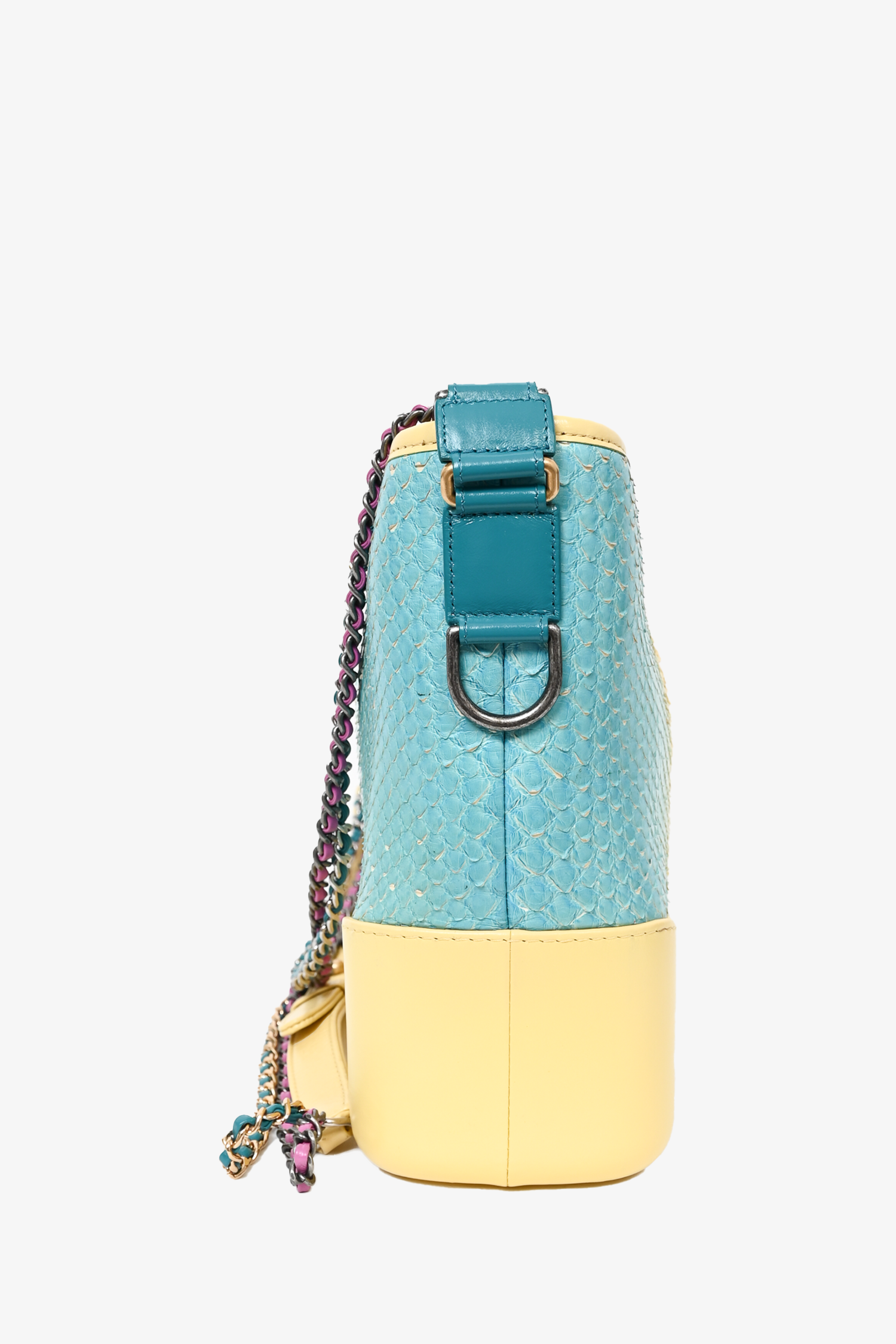 Chanel™ Cruise 2019 Multicolour Rainbow Python Medium Gabrielle Bag
