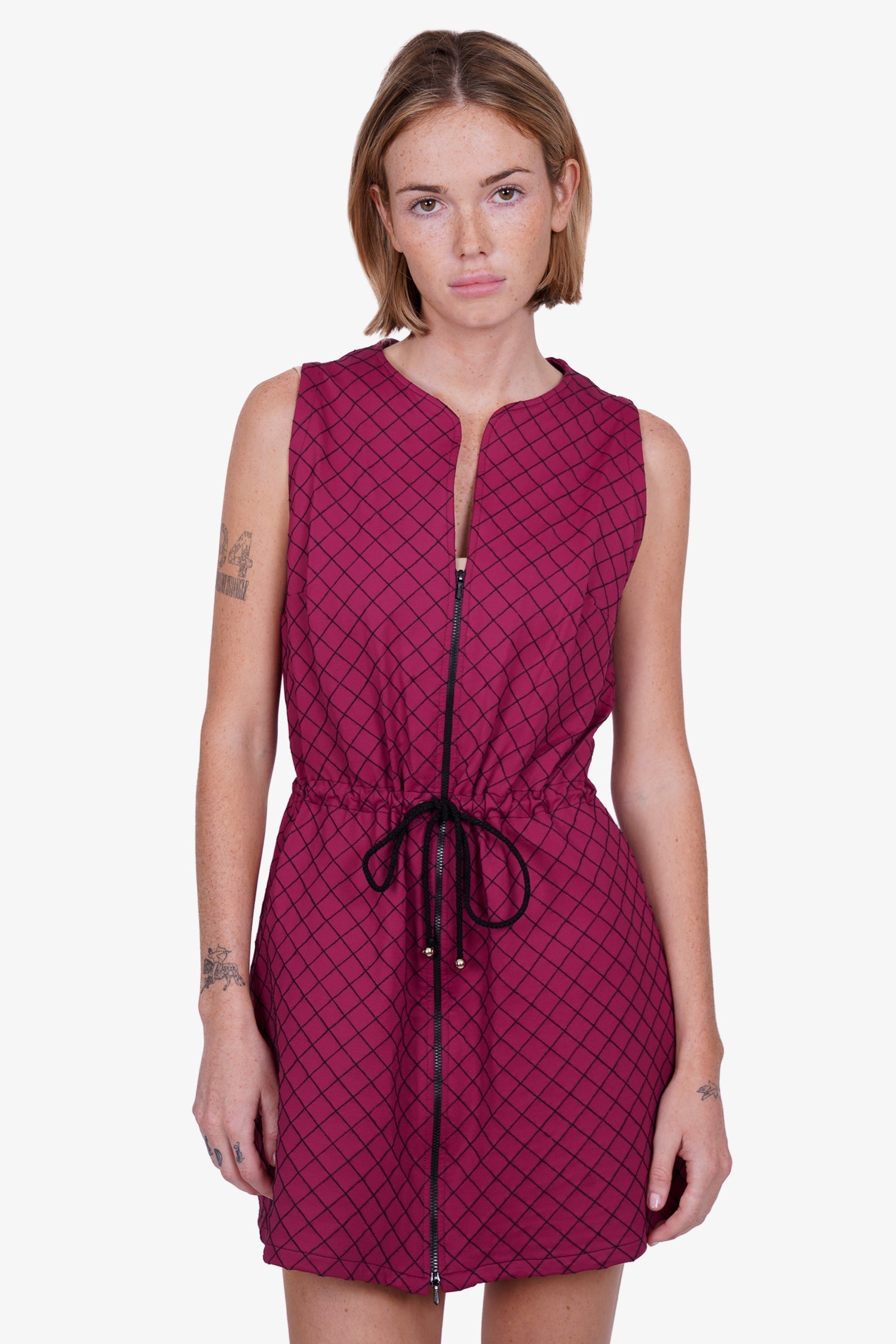 Chanel™ Purple Quilted Tunic Dress Size 42