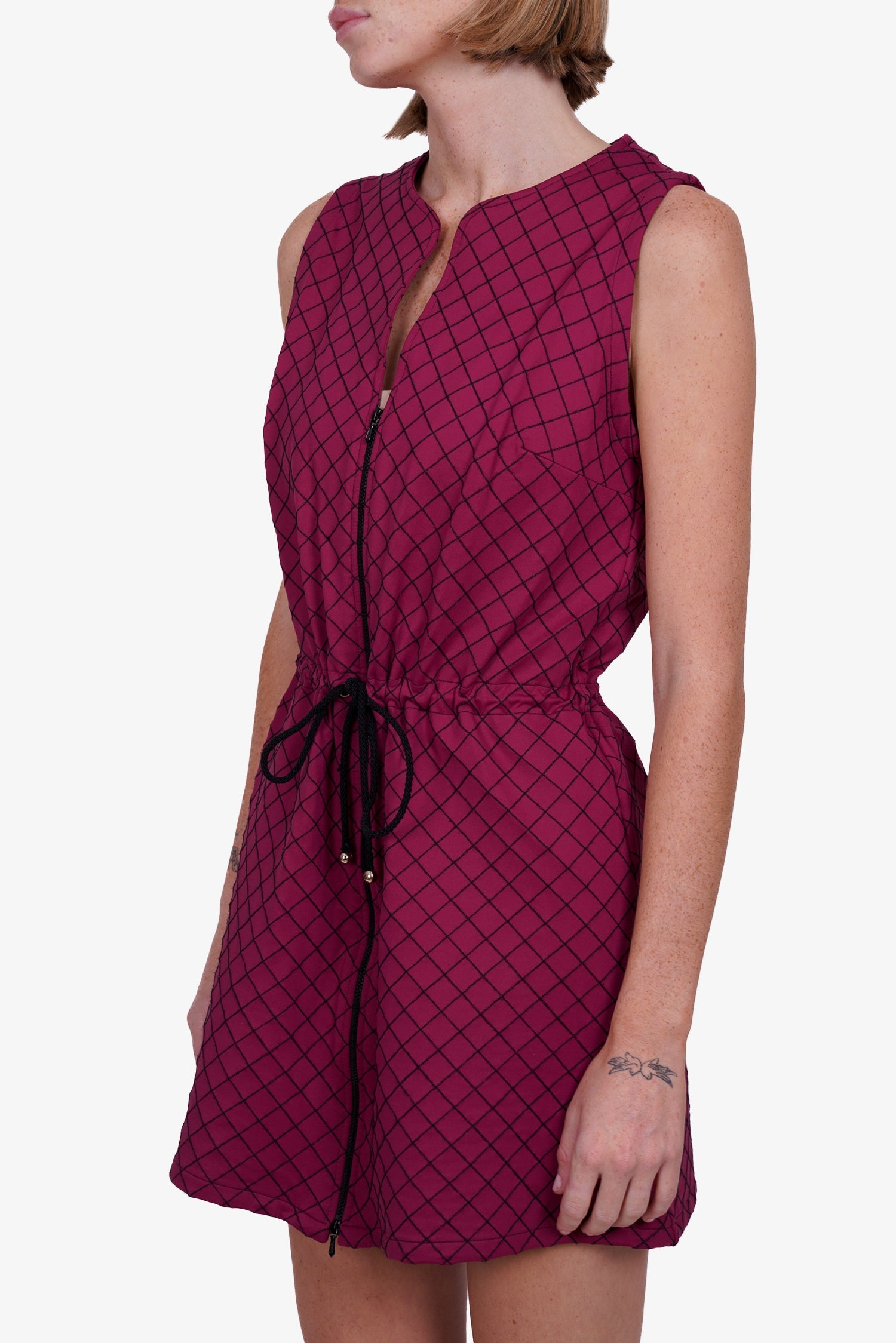 Chanel™ Purple Quilted Tunic Dress Size 42