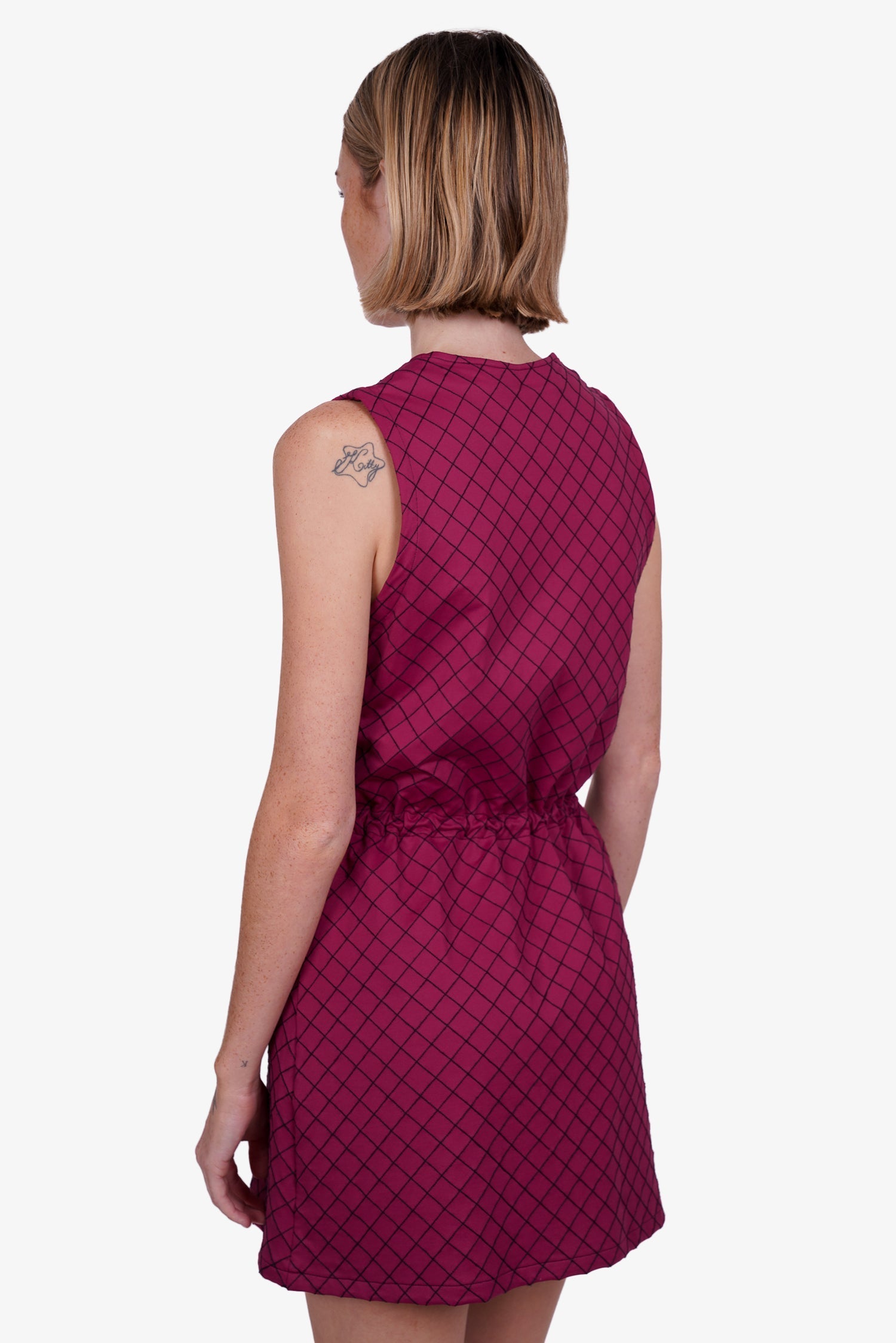 Chanel™ Purple Quilted Tunic Dress Size 42