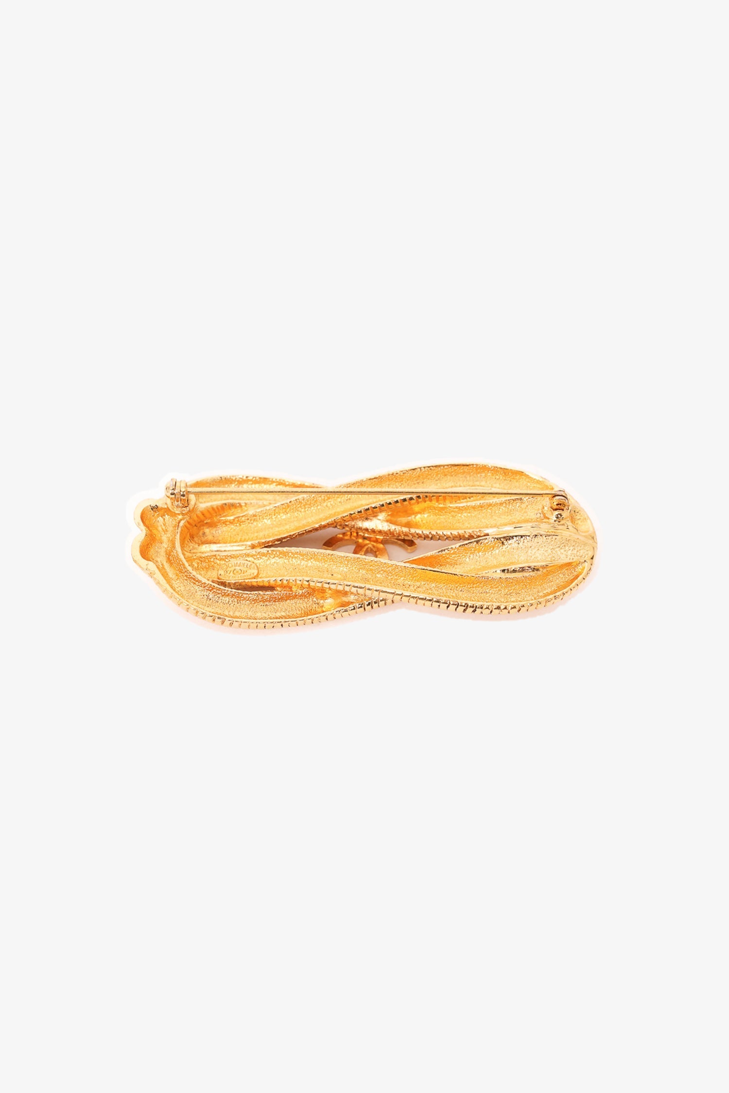 Chanel™ Gold Knotted Chain Brooch