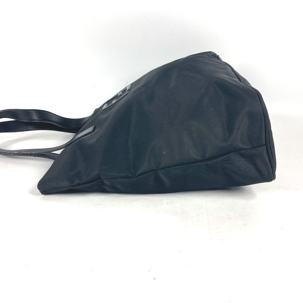 FENDI Shoulder Bag Leather / nylon black vintage FF logo Women Used