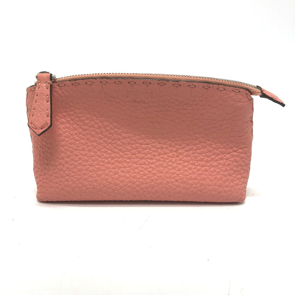 FENDI Pouch 8N0114 leather pink Celeria Women Used