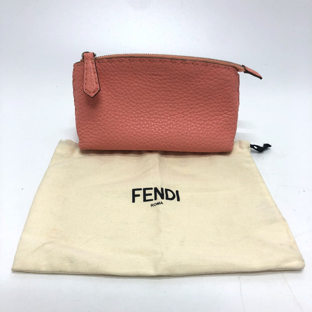 FENDI Pouch 8N0114 leather pink Celeria Women Used