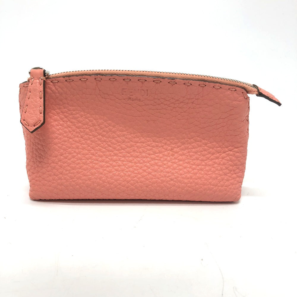 FENDI Pouch 8N0114 leather pink Celeria Women Used