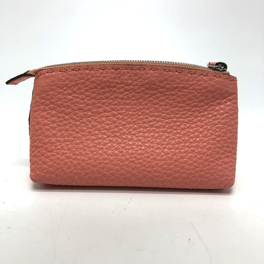 FENDI Pouch 8N0114 leather pink Celeria Women Used