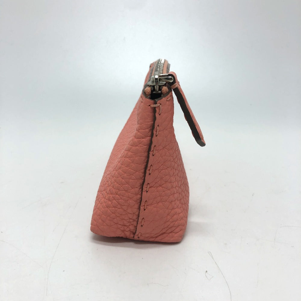 FENDI Pouch 8N0114 leather pink Celeria Women Used