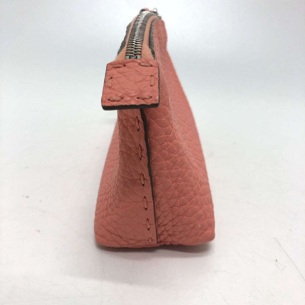 FENDI Pouch 8N0114 leather pink Celeria Women Used