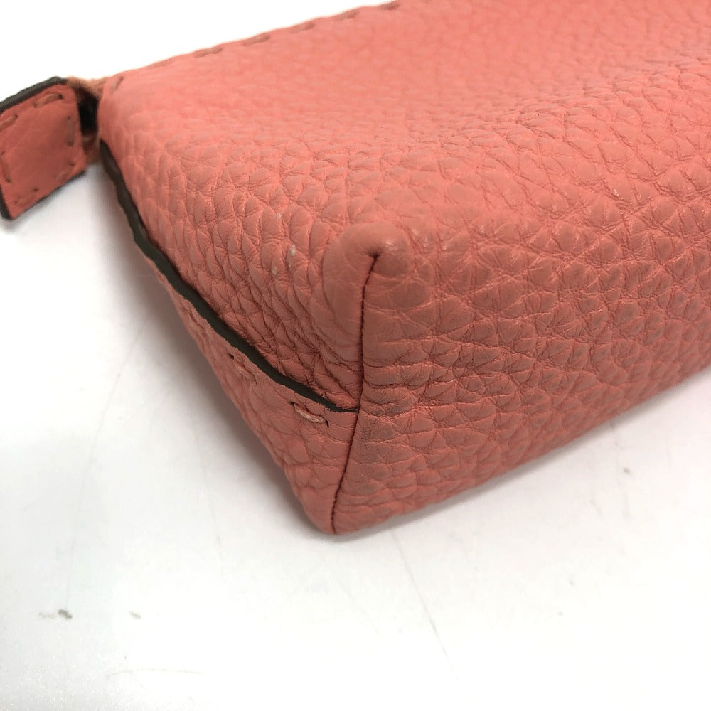 FENDI Pouch 8N0114 leather pink Celeria Women Used