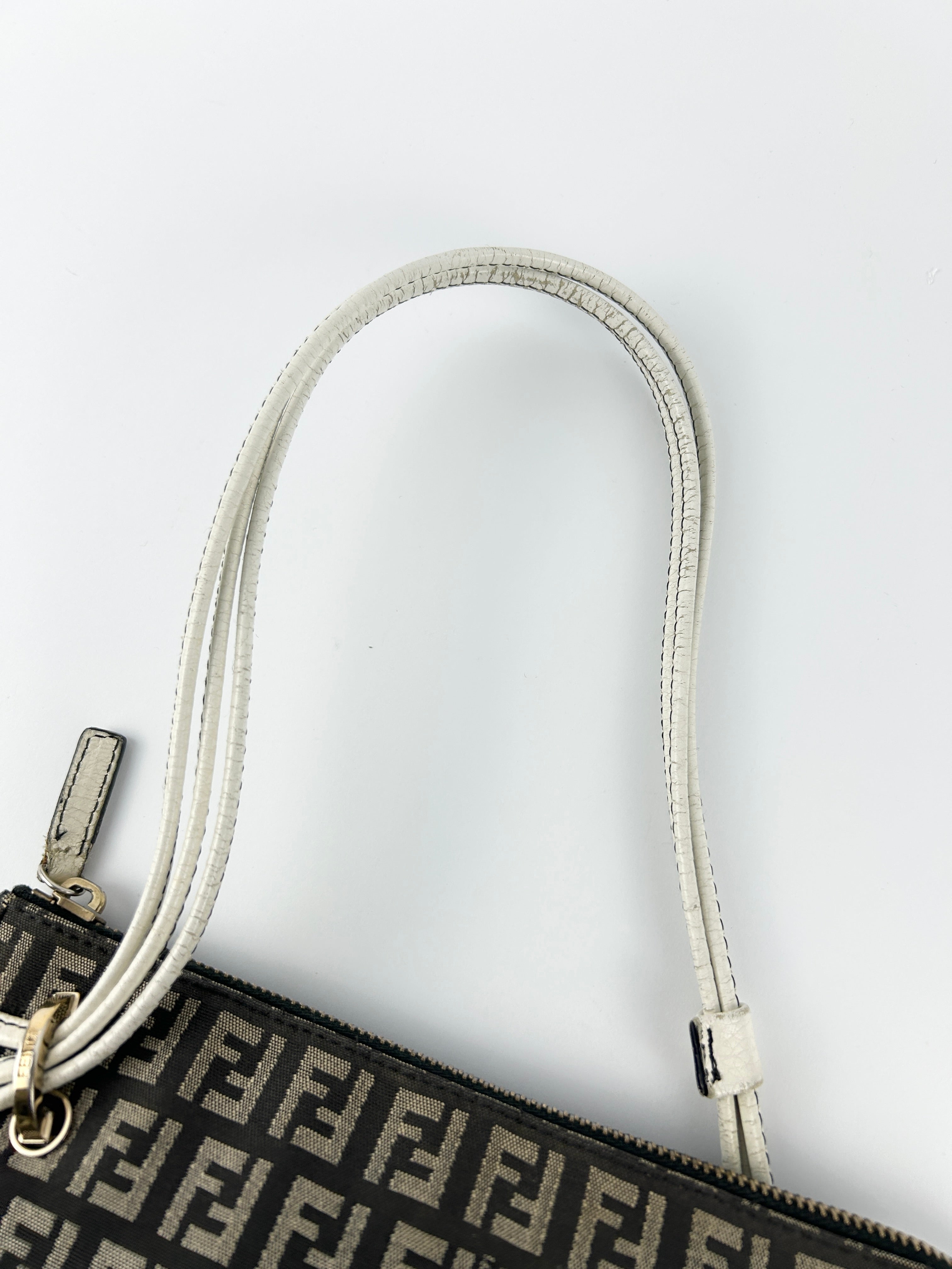 Vintage Fendi Zucca Shoulder Bag
