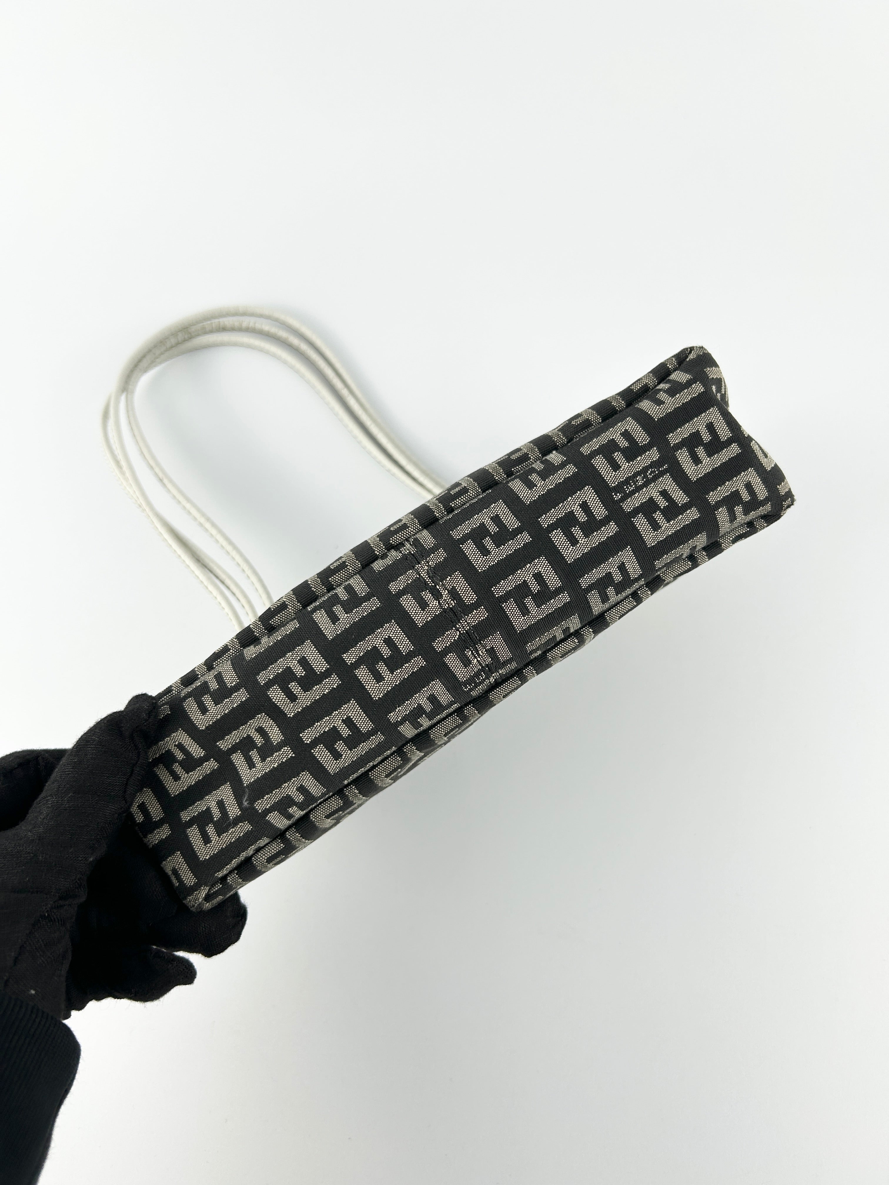Vintage Fendi Zucca Shoulder Bag