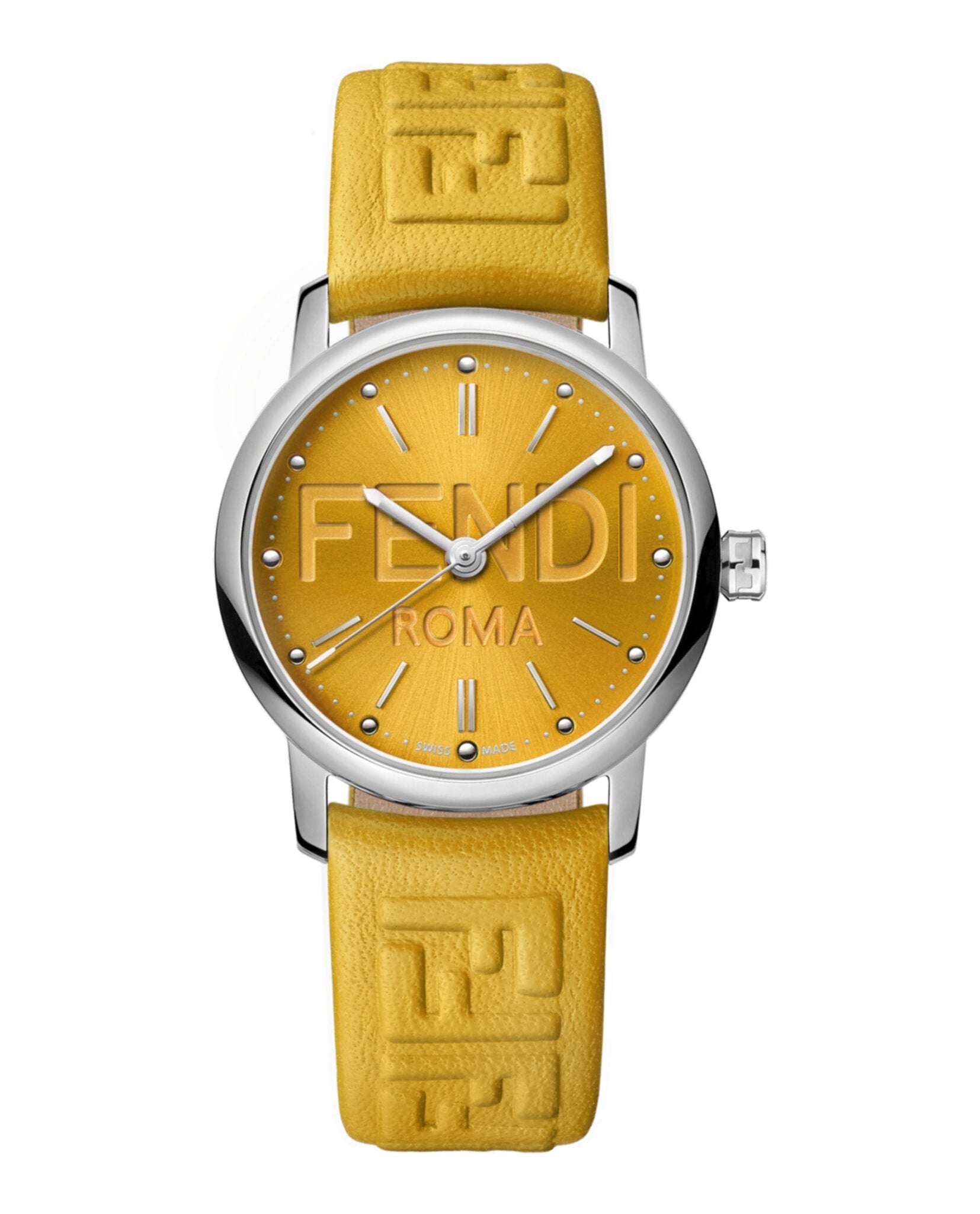 Fendi Womens Stainless Steel 29mm Strap Fashion Watch
