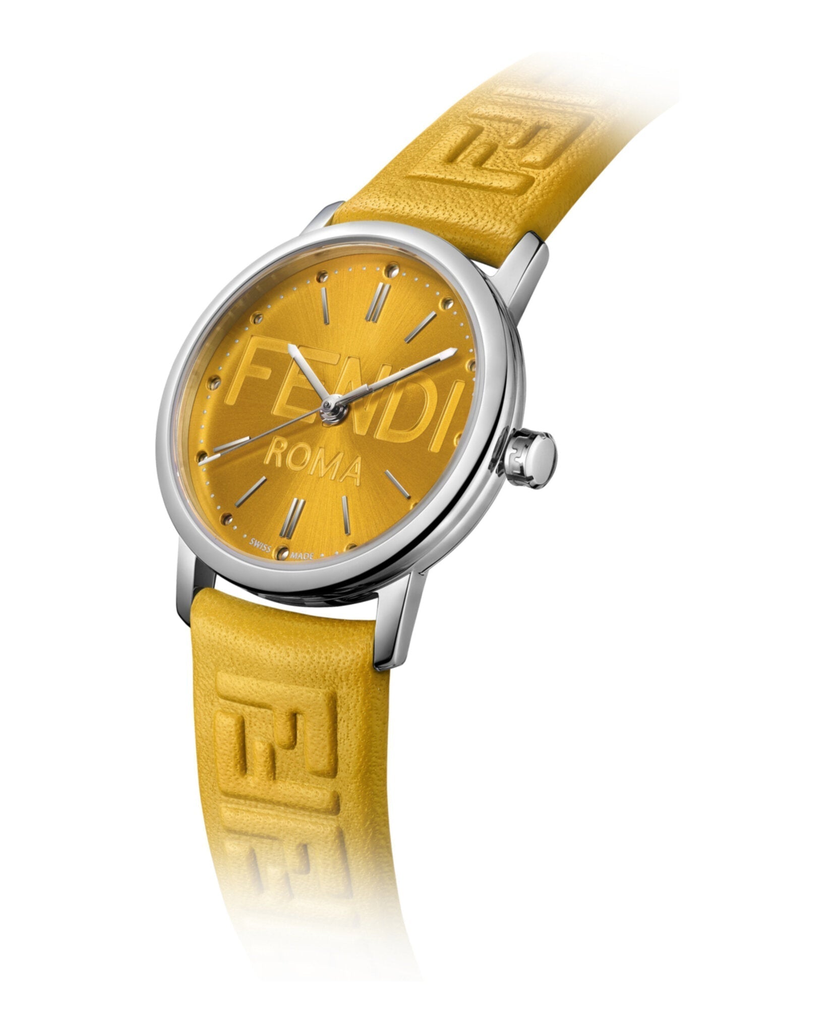 Fendi Womens Stainless Steel 29mm Strap Fashion Watch