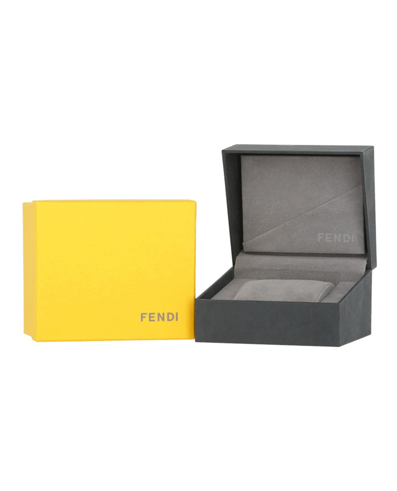Fendi Womens Gold 19mm Strap Fashion Watch