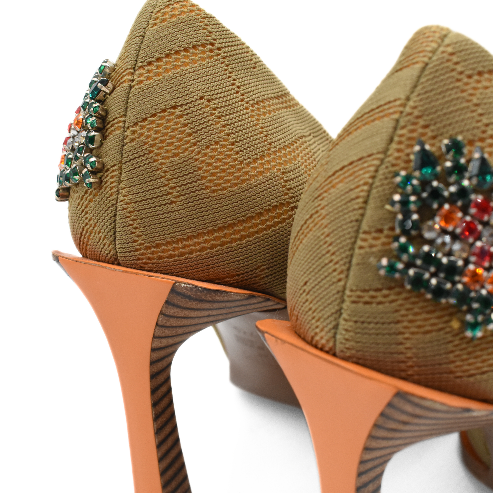 Fendi 'Embellished Knit' Pumps - Women's 37.5