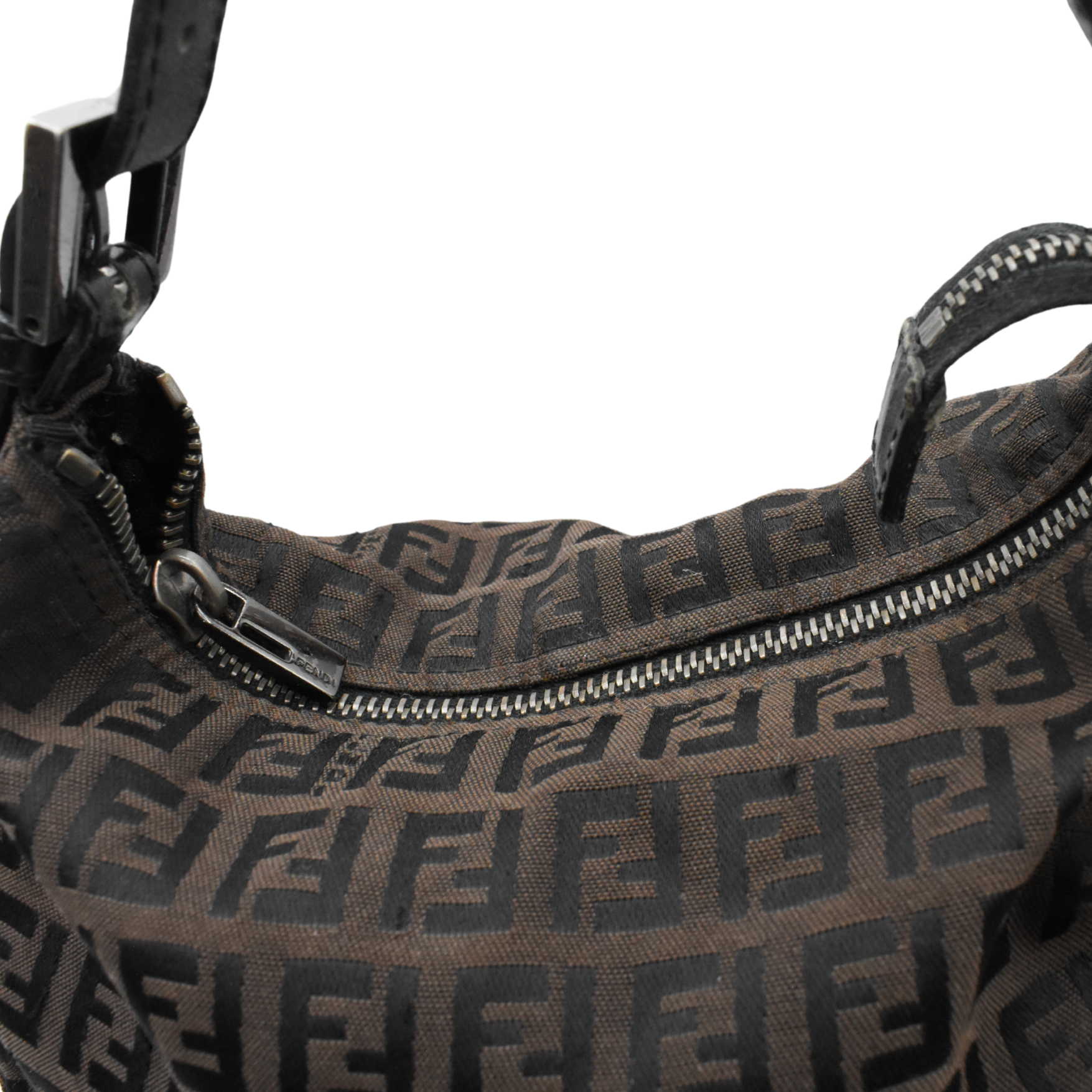Fendi Zucchino Top Handle Bag