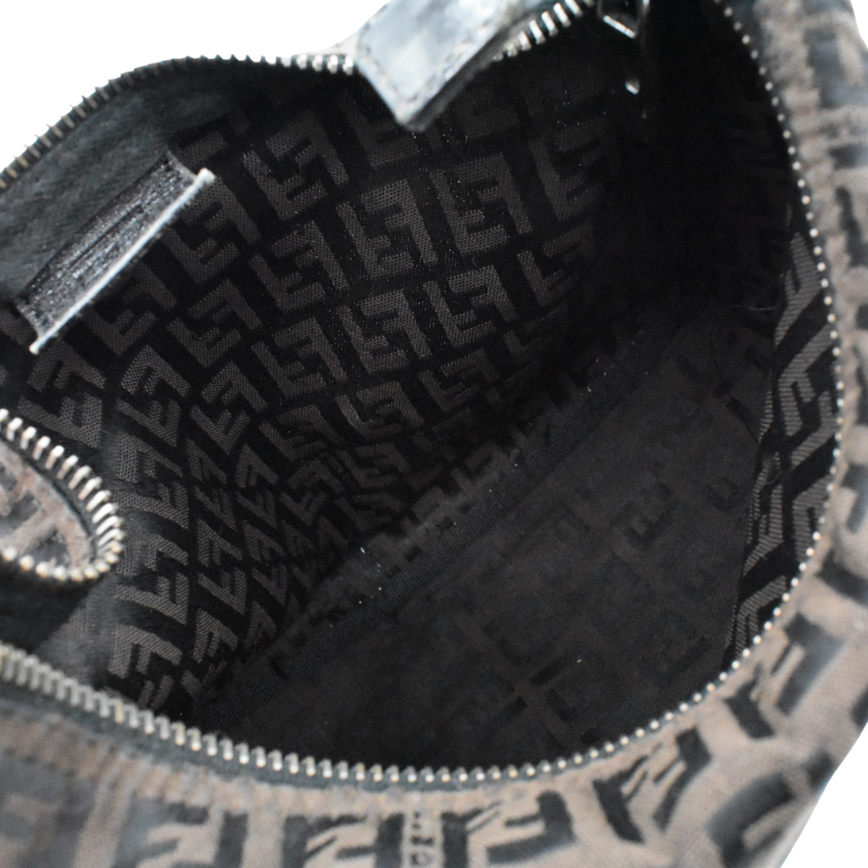 Fendi Zucchino Top Handle Bag