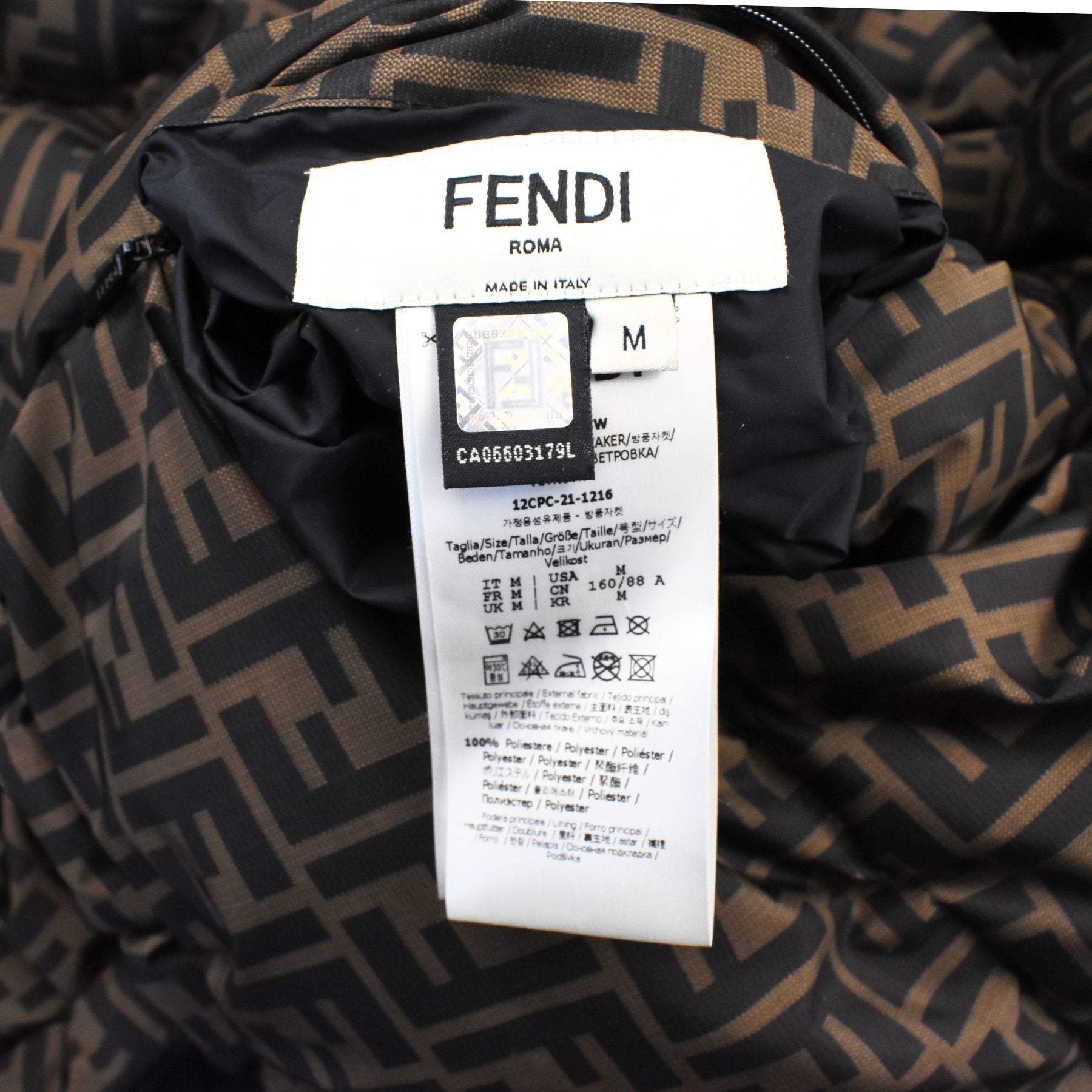 Fendi Reversible Puffer Jacket - Women's M