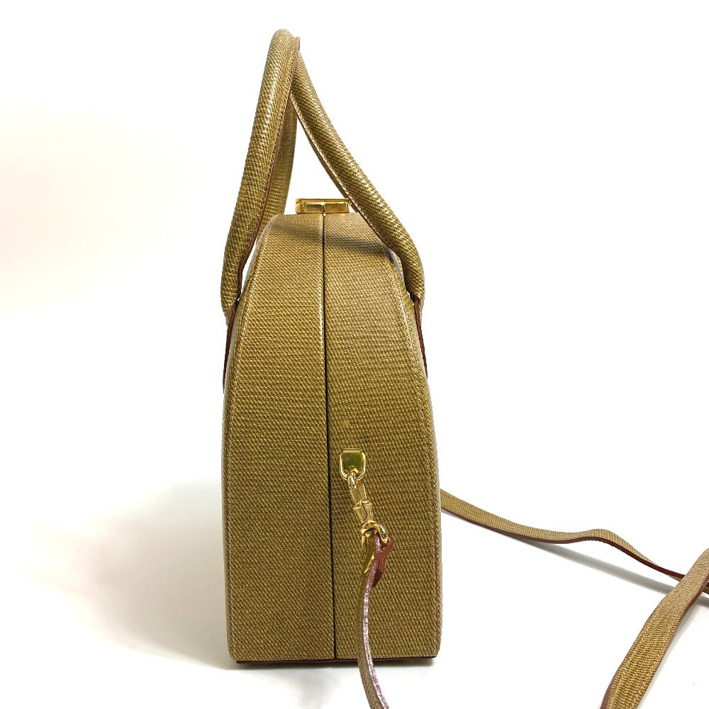 FENDI Handbag leather Beige type Semicircular form Women Used