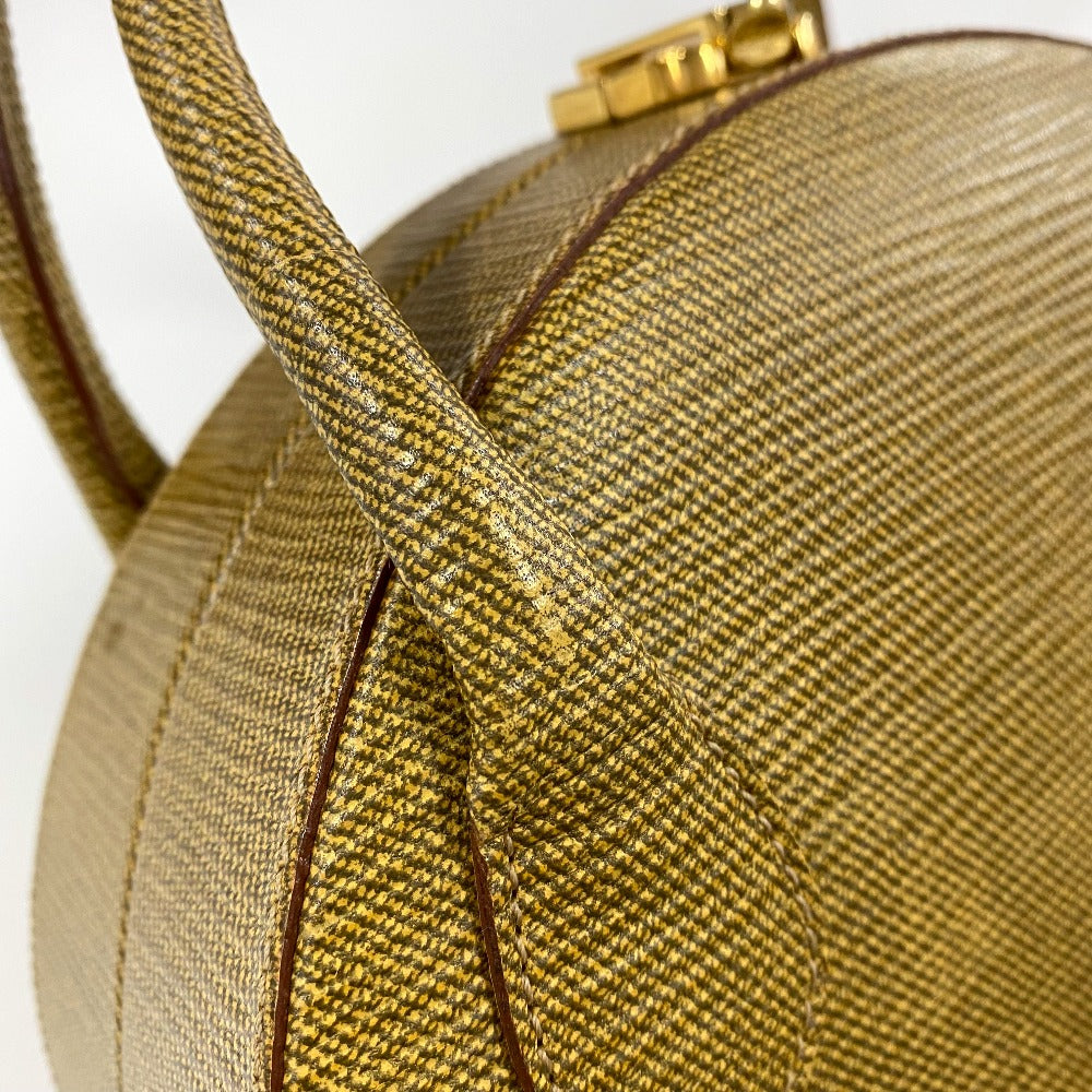 FENDI Handbag leather Beige type Semicircular form Women Used