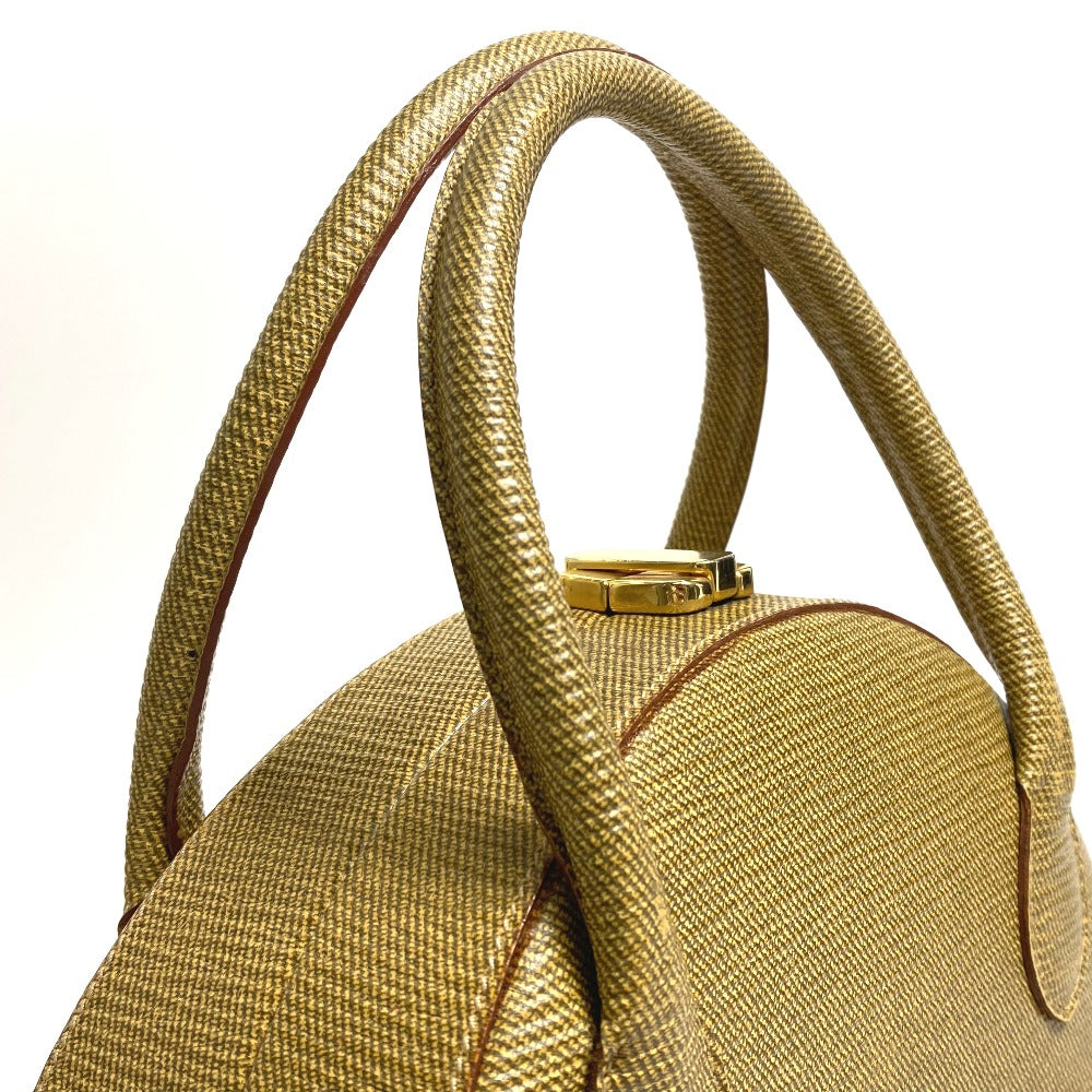 FENDI Handbag leather Beige type Semicircular form Women Used