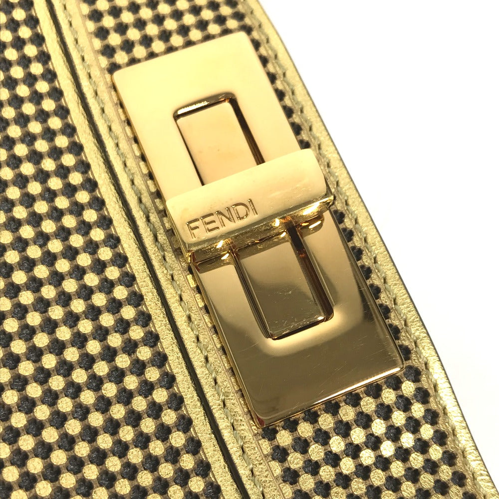 FENDI Handbag 8BN321 leather gold Versace VERSACE collaboration FENDACE Peekaboo Medium ISEEU Medium