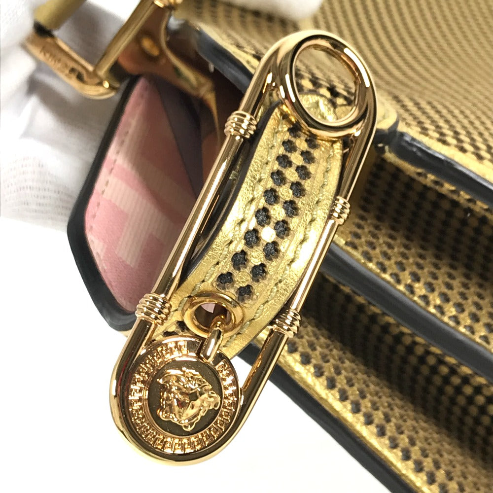 FENDI Handbag 8BN321 leather gold Versace VERSACE collaboration FENDACE Peekaboo Medium ISEEU Medium