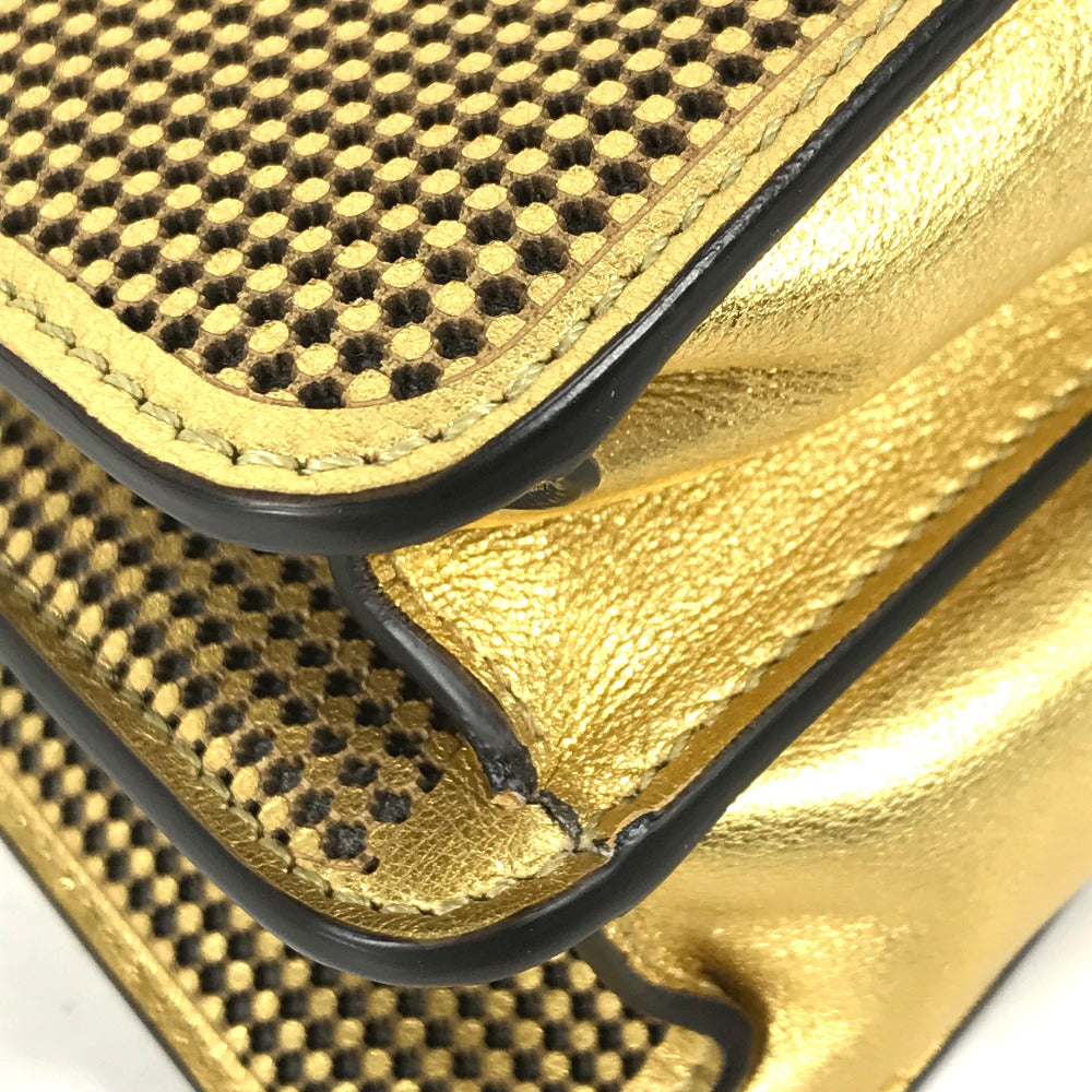 FENDI Handbag 8BN321 leather gold Versace VERSACE collaboration FENDACE Peekaboo Medium ISEEU Medium
