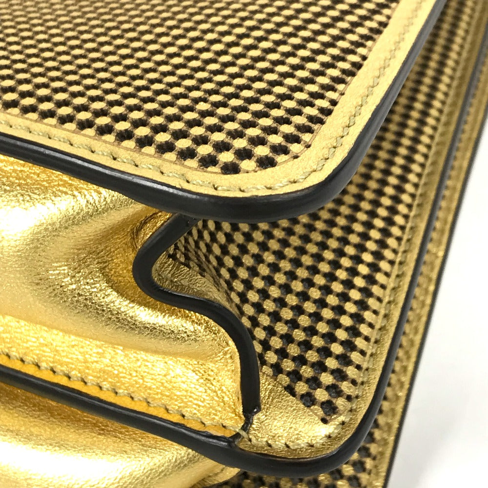 FENDI Handbag 8BN321 leather gold Versace VERSACE collaboration FENDACE Peekaboo Medium ISEEU Medium