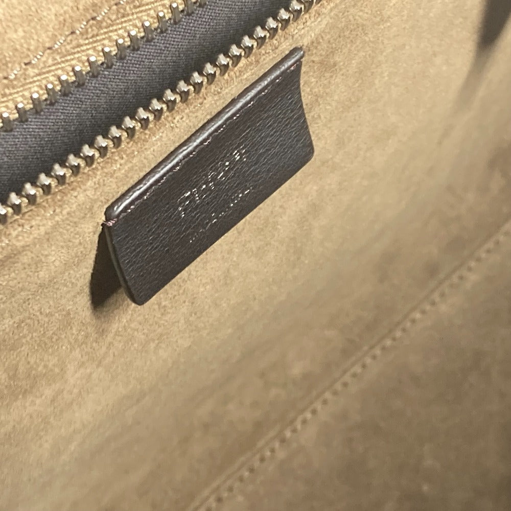 FENDI Handbag 7VA571 Canvas / leather Brown Zucca SOFT TRUNK