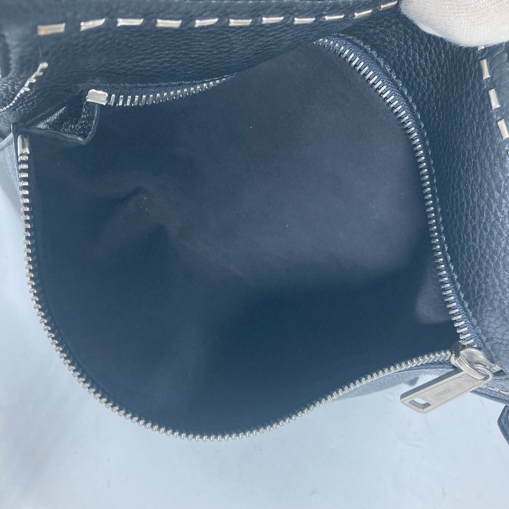 FENDI Shoulder Bag 7VA407 leather black Messenger bag Celeria mens Secondhand