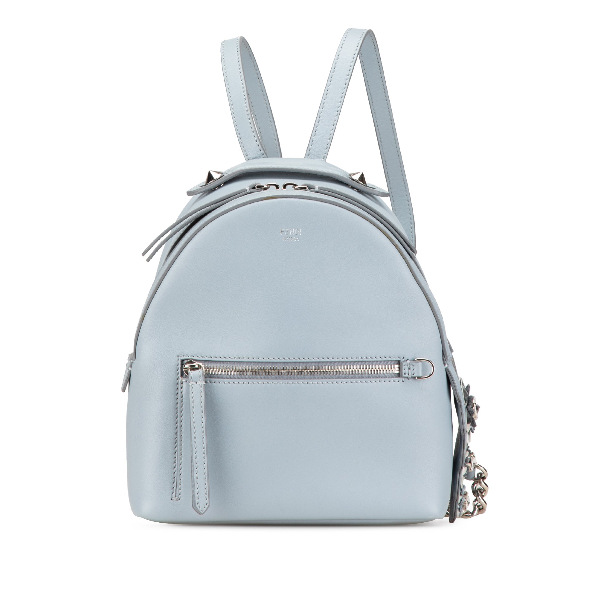 Blue Fendi Mini By The Way Flowerland Backpack