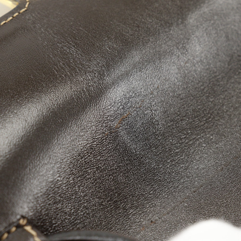 FENDI Shoulder Bag Plastics Brown 2-way clutch Zucchino Mamma Bucket Women Used